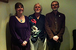 With Gitte & Andy Morten, Westbury Music Festival, Sept 2012