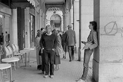With Roger Moss, Paris, 1980