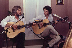 With Roger Moss, Sterts Centre, Cornwall c1981