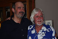 With my friend from San Sebastian, Pedro Astigarraga Goenaga, at Juan's house, 2nd Sept, 2013