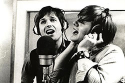 With Richard Barnes, Regent Sound Studio A, c1967 - Photo Credit Dave Clague