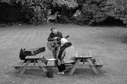 Tutoring on a LSC songwriting course, Ashburton, Devon, Aug 2011